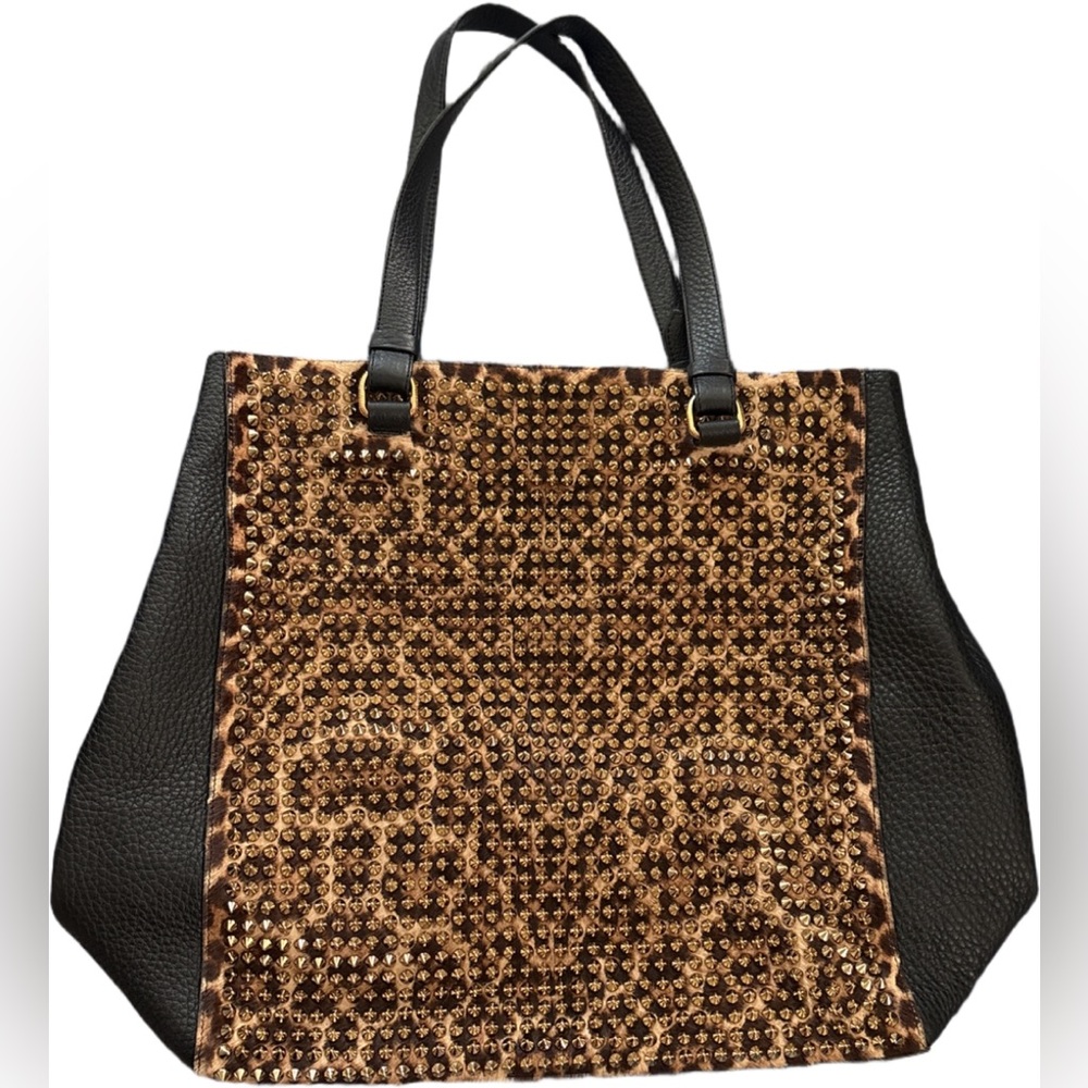 Christian Louboutin pony hair/studs Tote Bag🔥🔥
